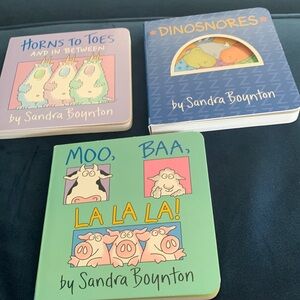 NWT three Sandra Boynton books for babies